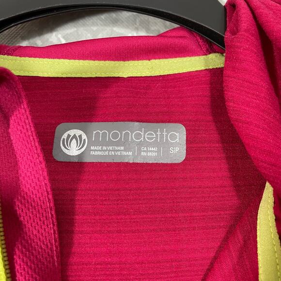 Mondetta Women's Pink Hooded Full Zip Activewear Jacket - Size Small - Pockets - Picture 5 of 9